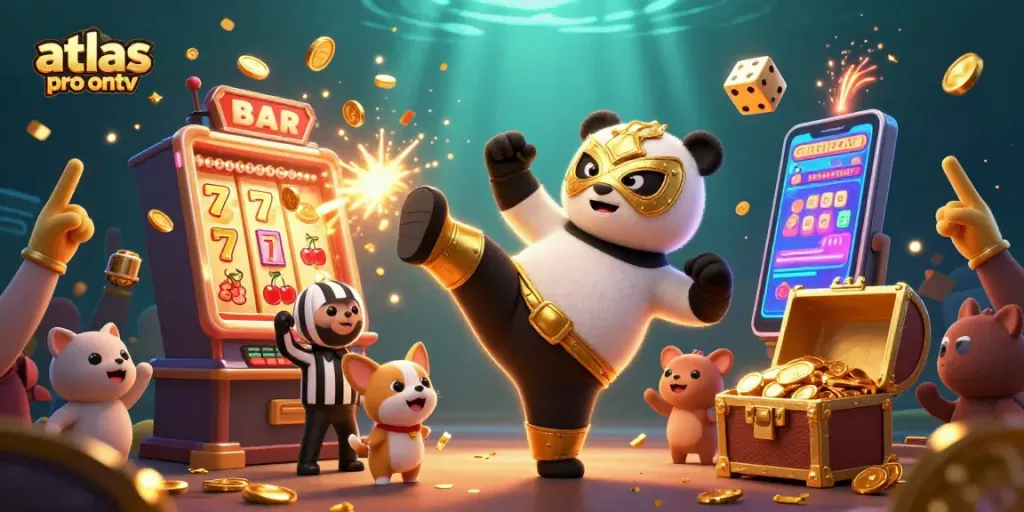 Jouez à atlas pro ontv et profitez d'une expérience de jeux dynamique avec des personnages amusants et des éléments de casino passionnants.