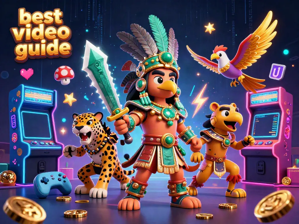 Engage with the best video poker guide through dynamic 3D casino character illustration